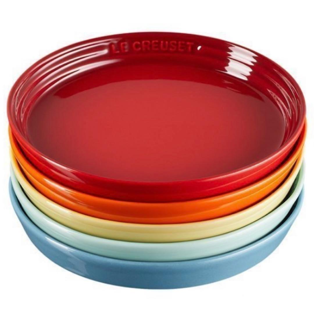 【新品】Le Creuset ル・クルーゼ　ネオラウンドプレート　17cm 5枚