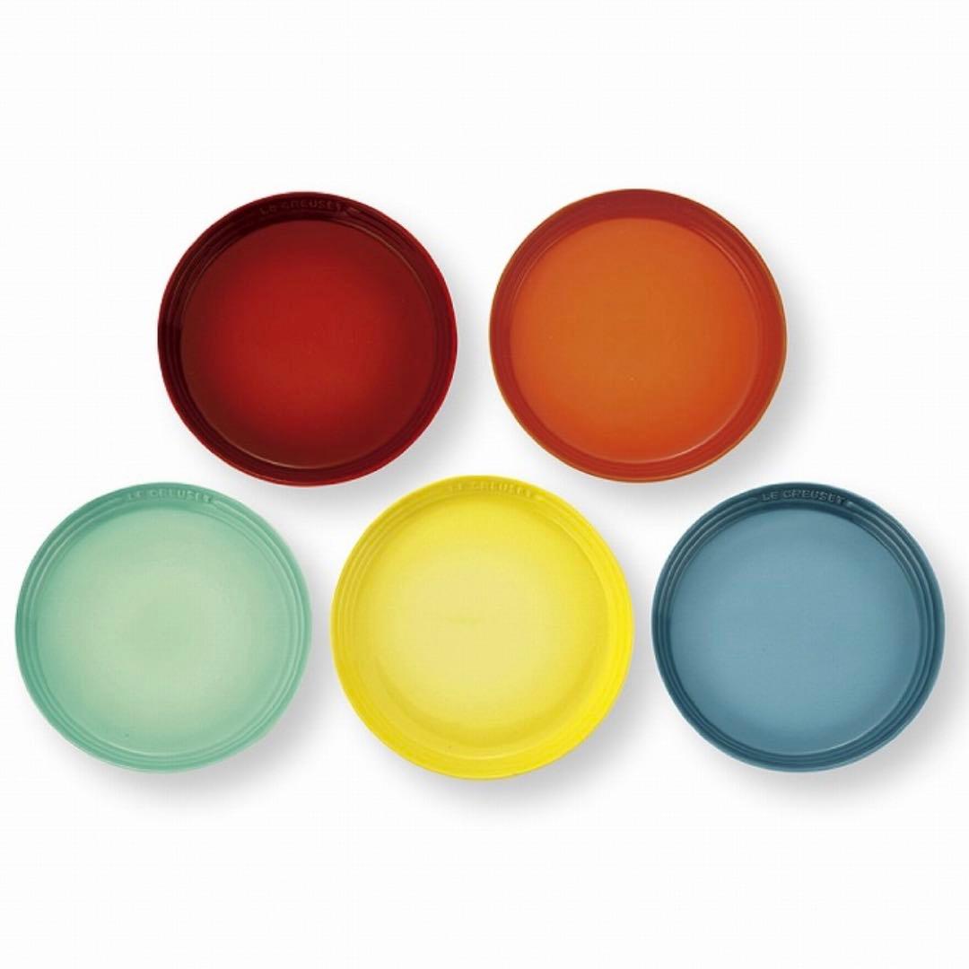 【新品】Le Creuset ル・クルーゼ　ネオラウンドプレート　17cm 5枚