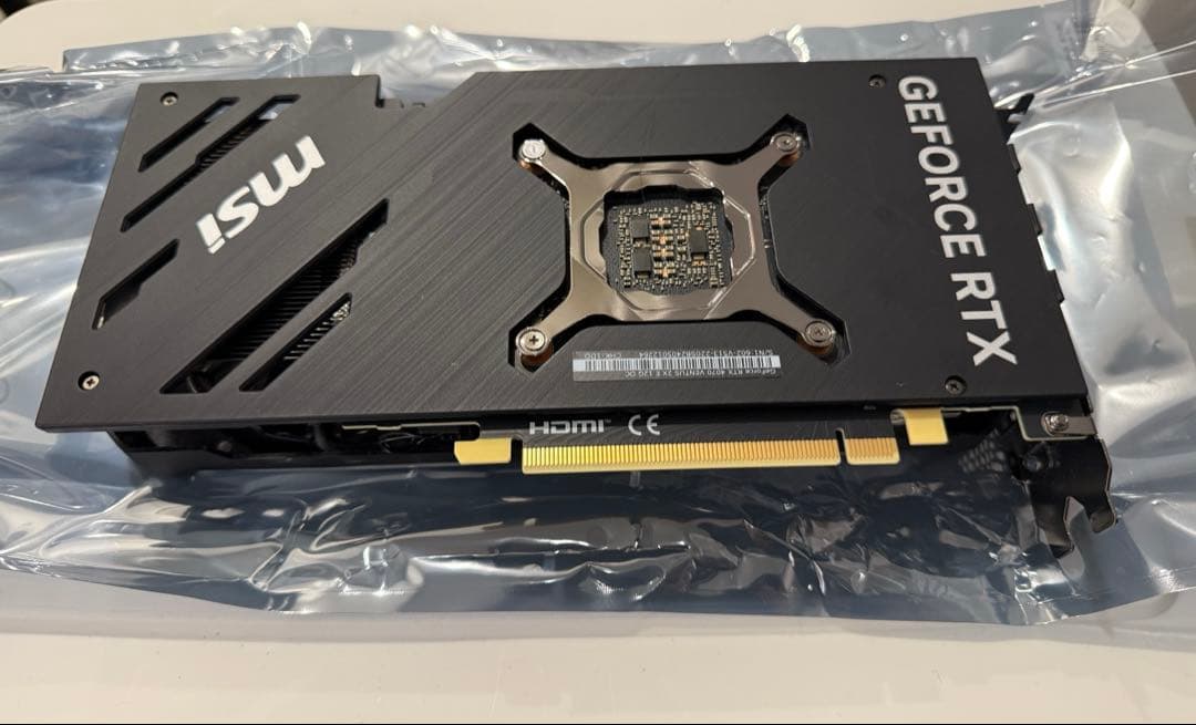 グラフィックボード・グラボ・ビデオカード MSI GeForce RTX 4070 VENTUS 12GB