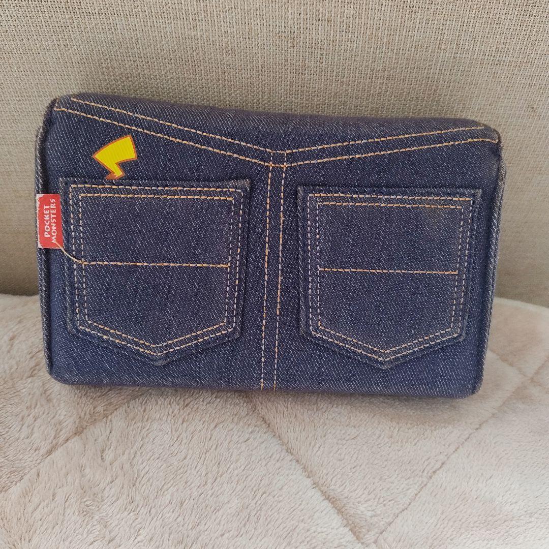 ポケモン ピカチュウ デニムポーチ 3dsケース