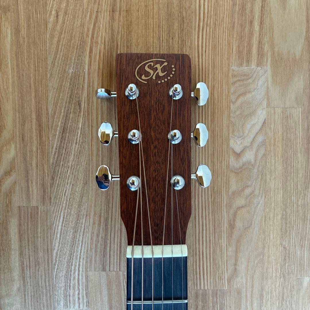 SX TG1 アコースティックギター ケース付き