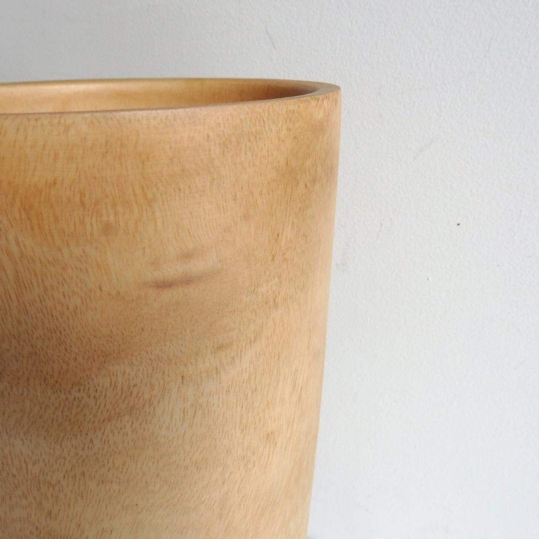 ACTUS　フラワーベース　木製　オブジェ　花瓶　ドライフラワー