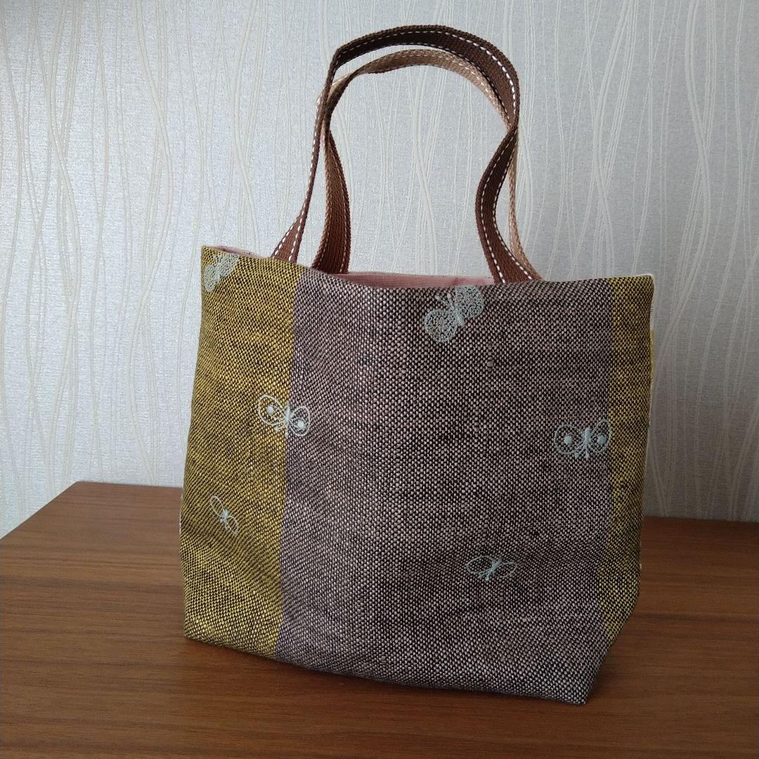 new❁ 刺繍生地のお散歩バッグ chouchou☆ミナペルホネン ハンドメイド