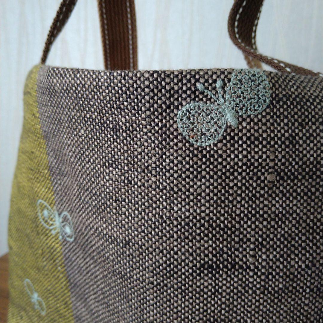 new❁ 刺繍生地のお散歩バッグ chouchou☆ミナペルホネン ハンドメイド