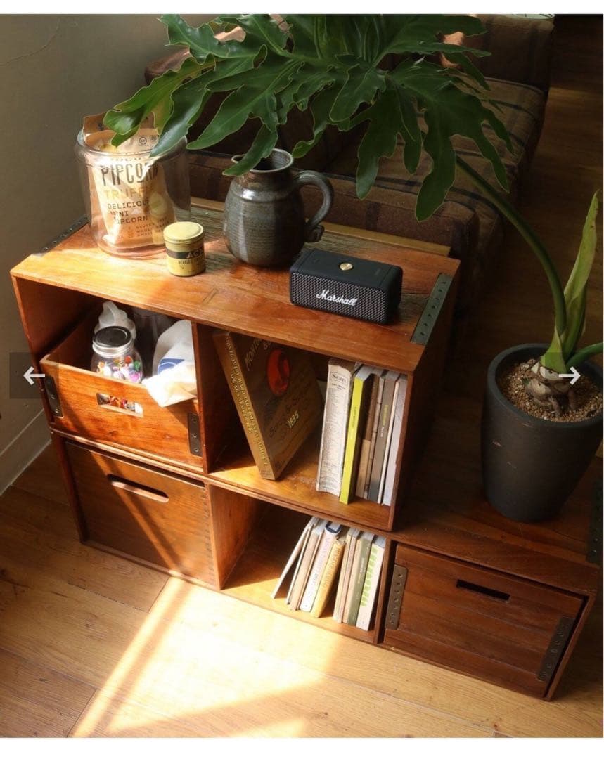 ACME furniture トロイ シェルフ&ボックスセット　セット売り