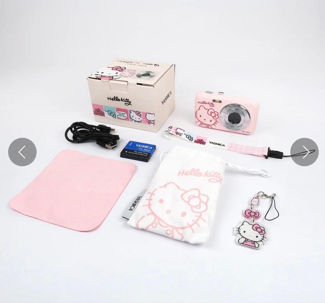 YASHICA×Hellokitty デジカメDZ-100ピンク　新品未使用完売