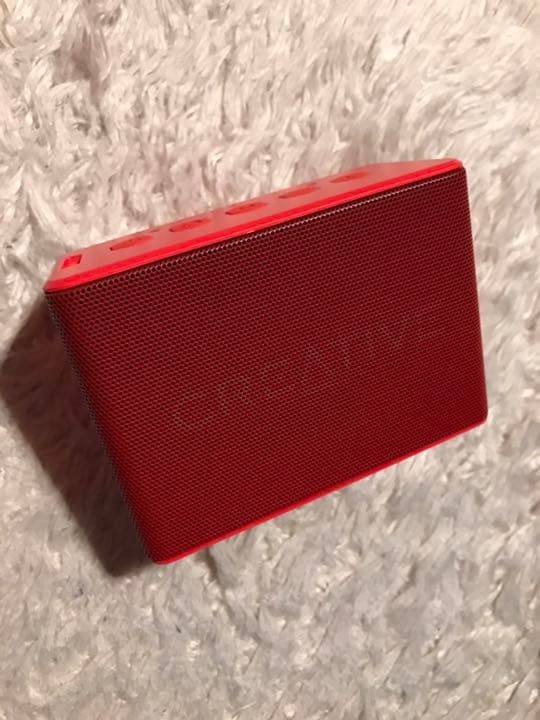 【ほぼ新品】【RED2個】CREATIVE SP-MV2C-RD スピーカー
