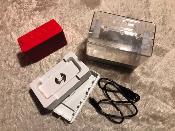 【ほぼ新品】【RED2個】CREATIVE SP-MV2C-RD スピーカー