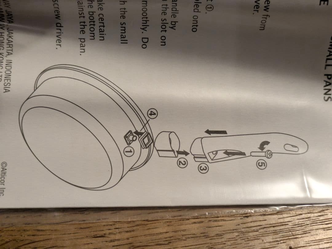 アムウェイ　クイーン・クックウェア　中ソースパン　ハンドル新品　IH対応