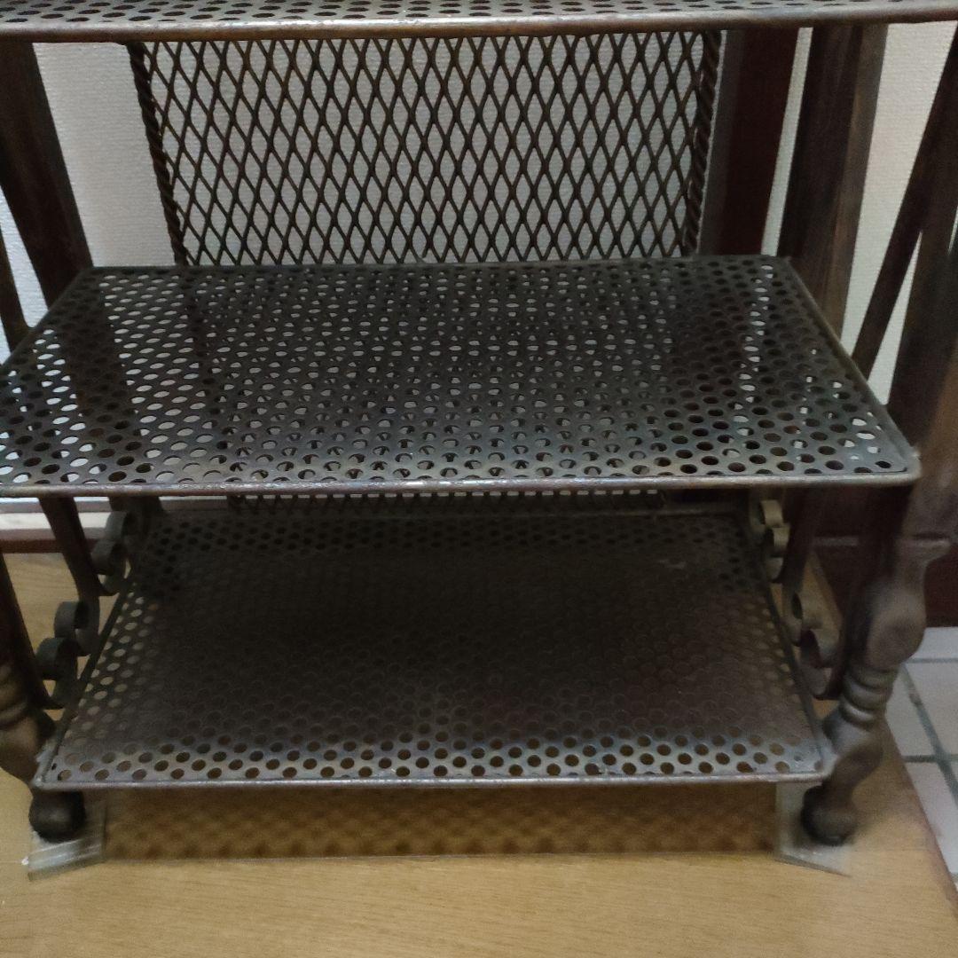 激レア　アイアンラック　薔薇飾りラック