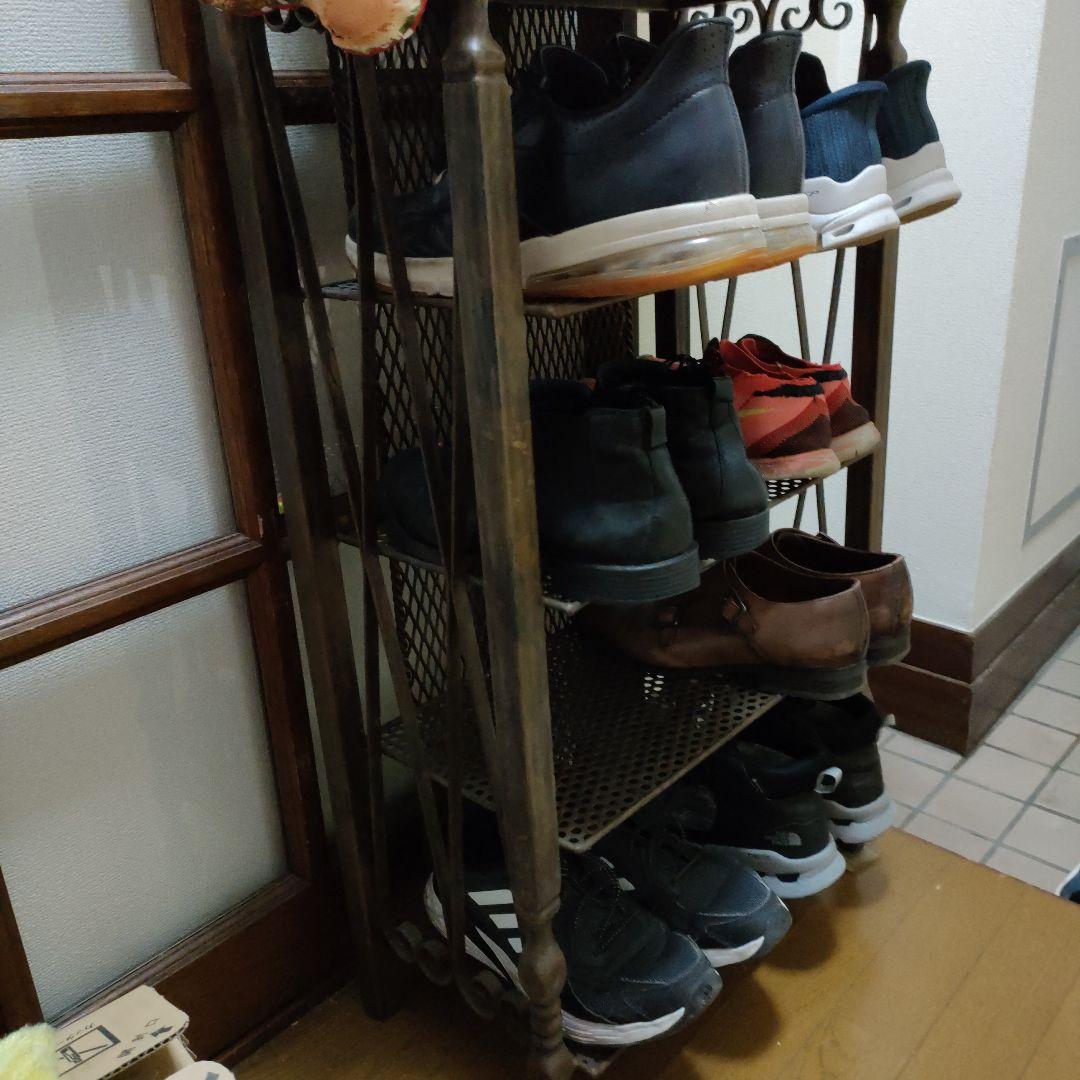 激レア　アイアンラック　薔薇飾りラック