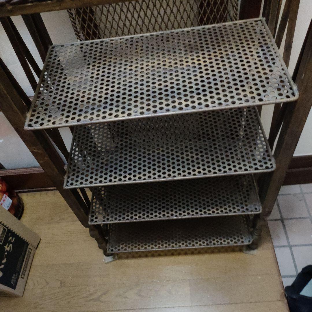 激レア　アイアンラック　薔薇飾りラック