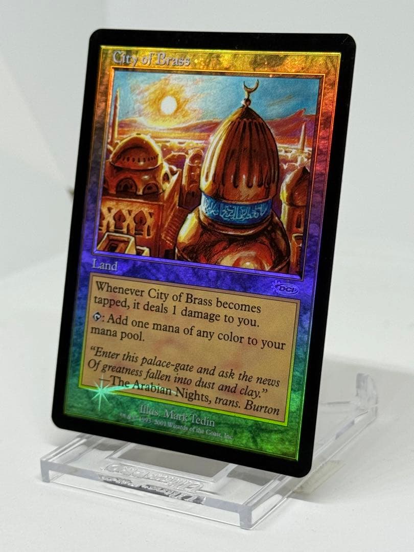 【Foil】《真鍮の都/City of Brass》[DCIマーク]限界値下げ