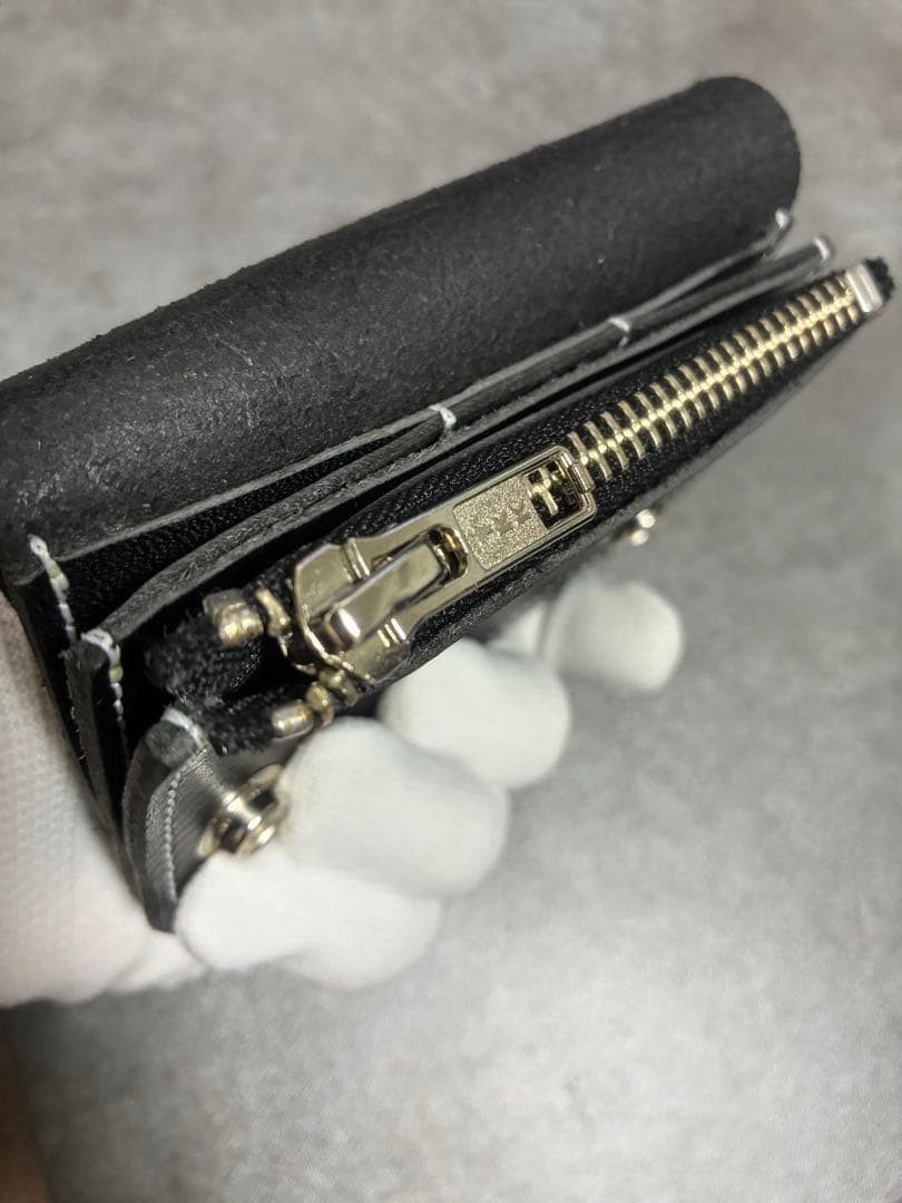 トラッカーウォレットショートサイズクロスボールコンチョ