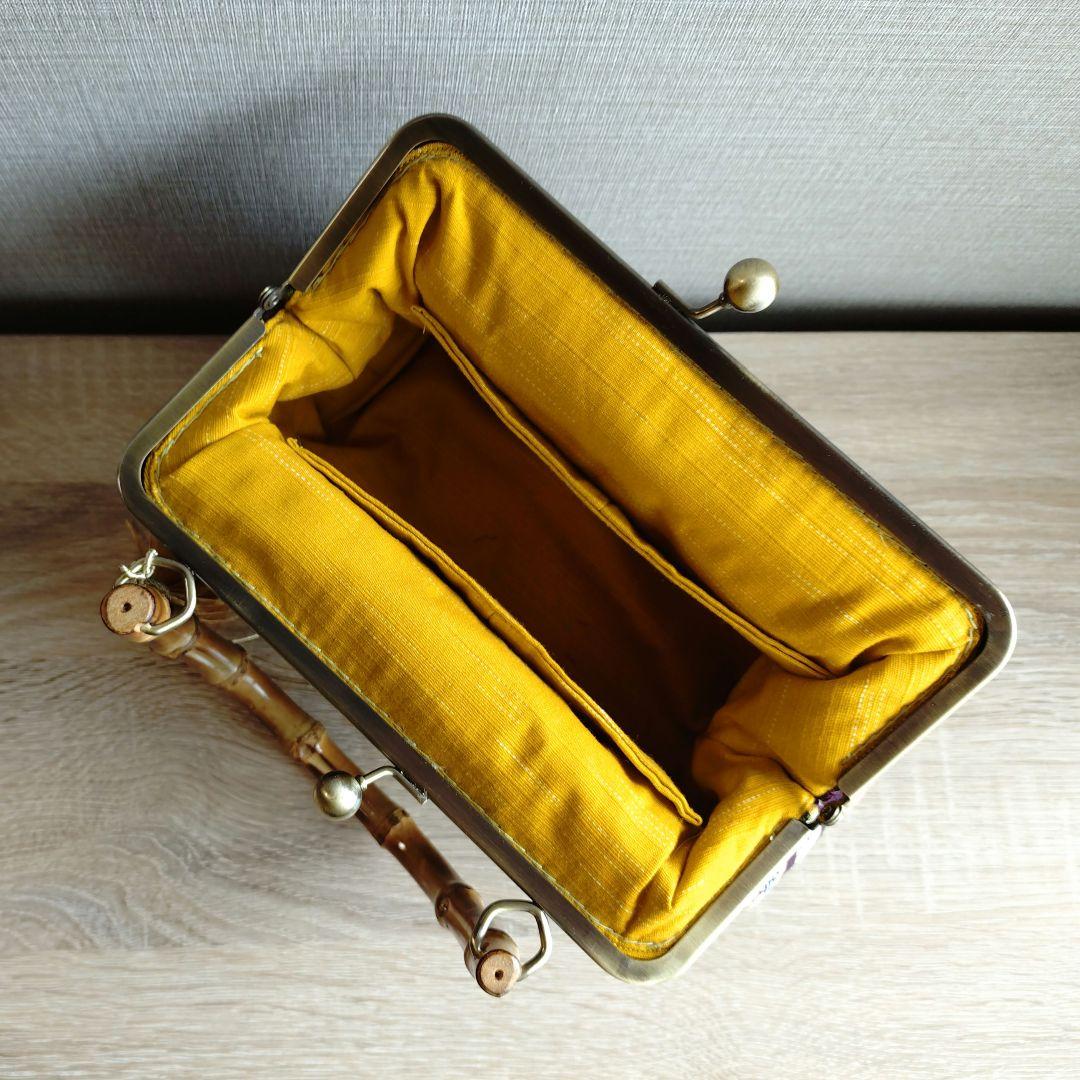 がま口バック☆金襴