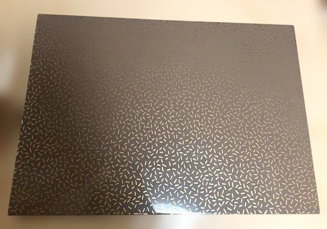 【会津塗】　eyes　尺三　 プレースマット　ランチョン　山鳩　金ドット　6枚