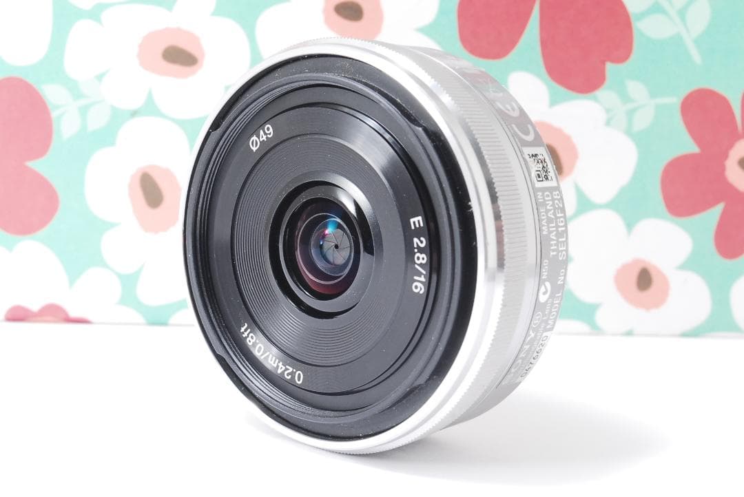 ❤SONY 単焦点 SEL16F28❤パンケーキレンズ Eマウント❤大人気❤