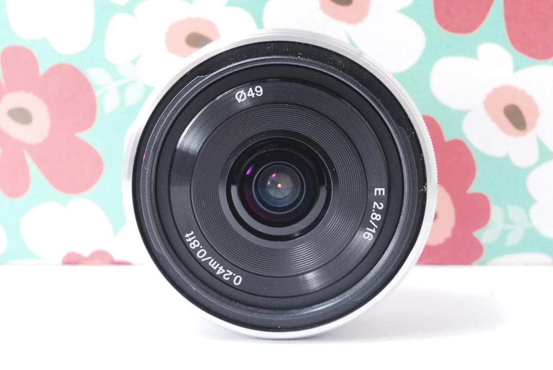 ❤SONY 単焦点 SEL16F28❤パンケーキレンズ Eマウント❤大人気❤