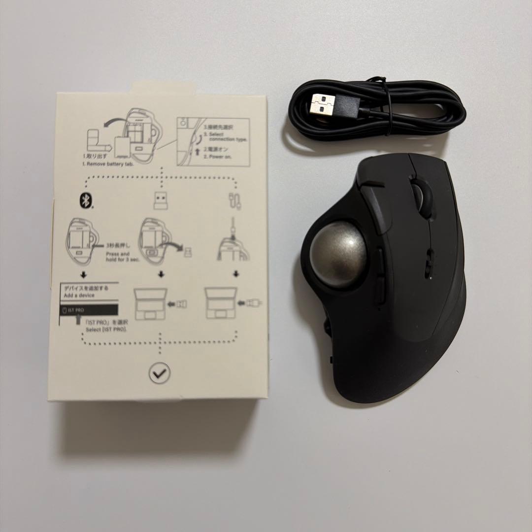 エレコム トラックボールマウス IST PRO M-IPT10MRSABK