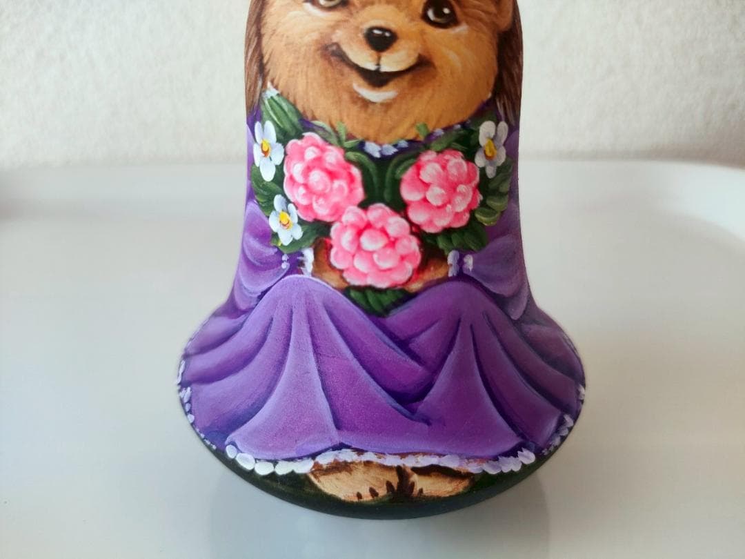 【KV010】10cm級 おきあがりこぼし カバノヴァ　ハリネズミ