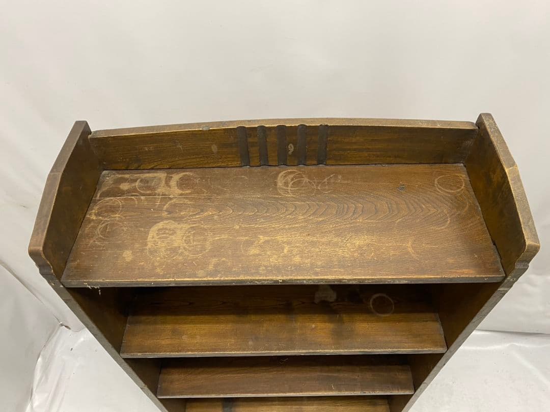 飾り棚 古家具 アンティーク 古道具 木製 本棚 和 レトロ 店舗什器