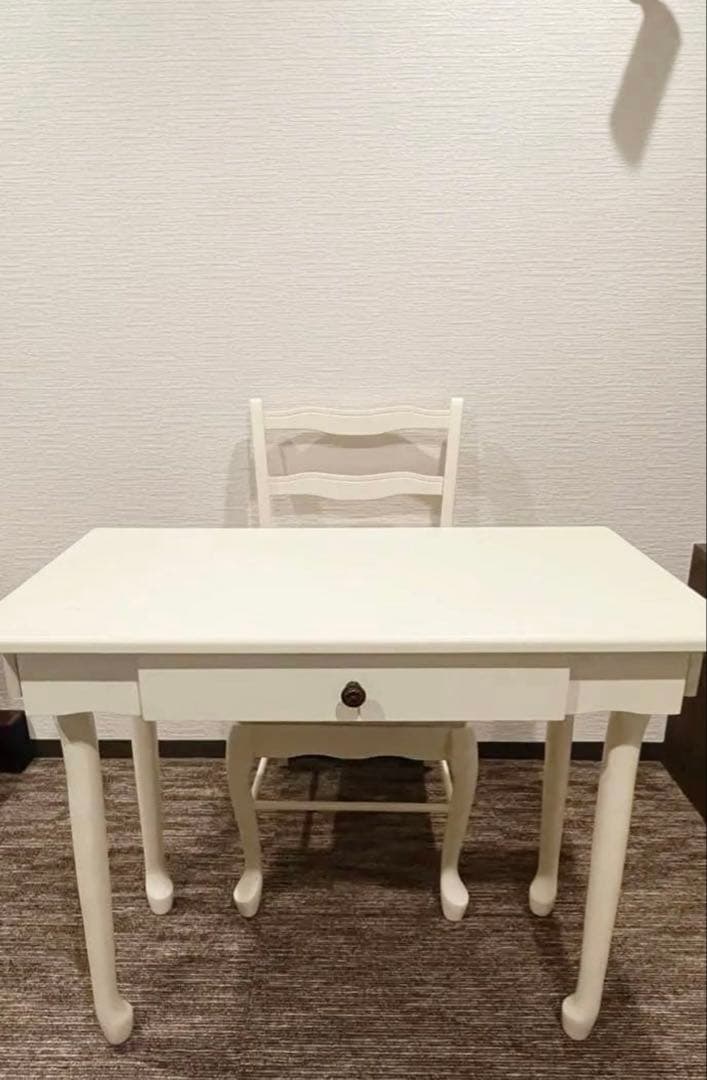 【別出品の机と同時購入してください】※猫脚木製椅子 イス チェア　アンティーク調