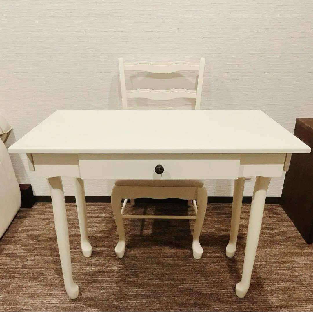 【別出品の机と同時購入してください】※猫脚木製椅子 イス チェア　アンティーク調