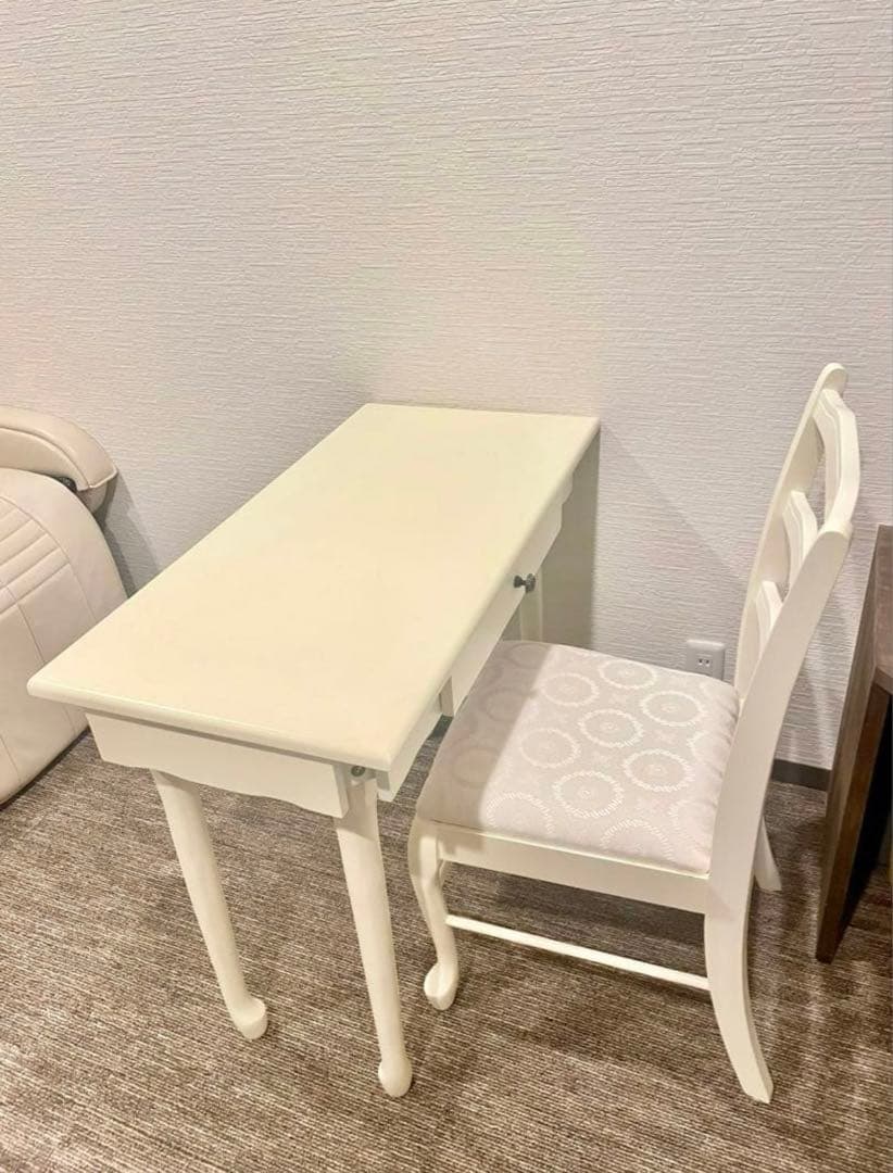 【別出品の机と同時購入してください】※猫脚木製椅子 イス チェア　アンティーク調