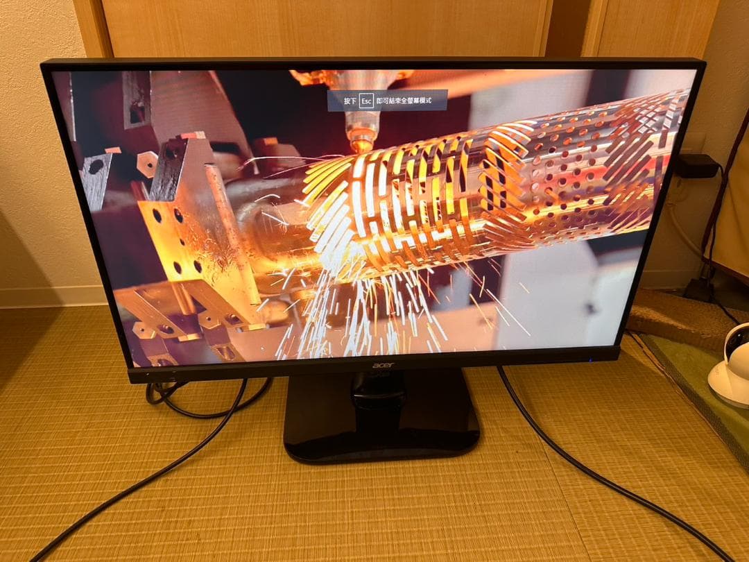 Acer モニター AlphaLine 27型 KA270HAbmidx　超美品