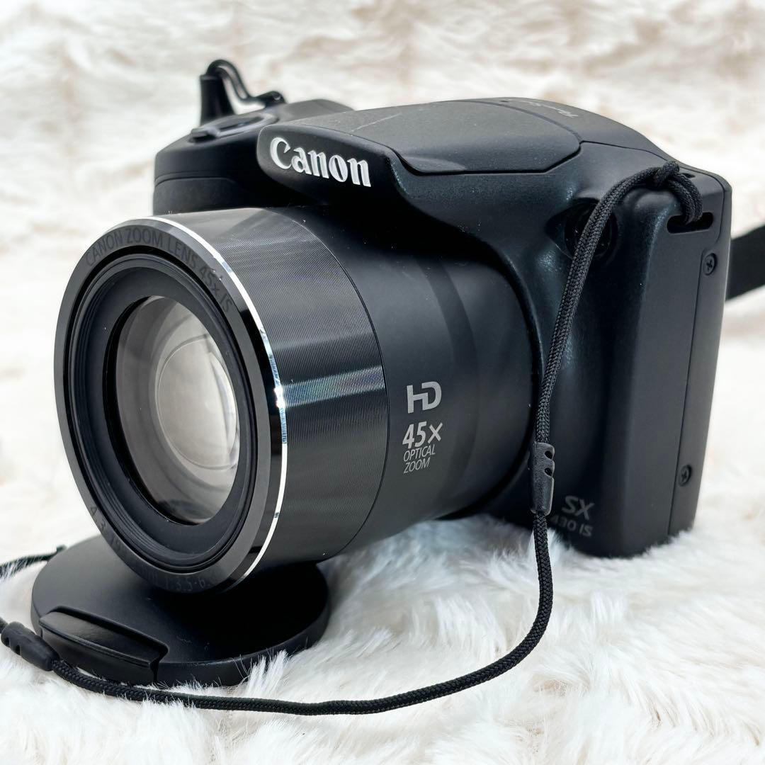美品・動作良好✨ Canon PowerShot SX430 IS ブラック