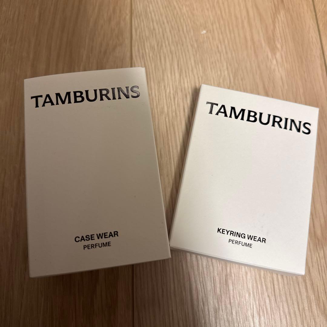 tamburins キーリング　ウェア　パフューム　ブルー／ホワイト