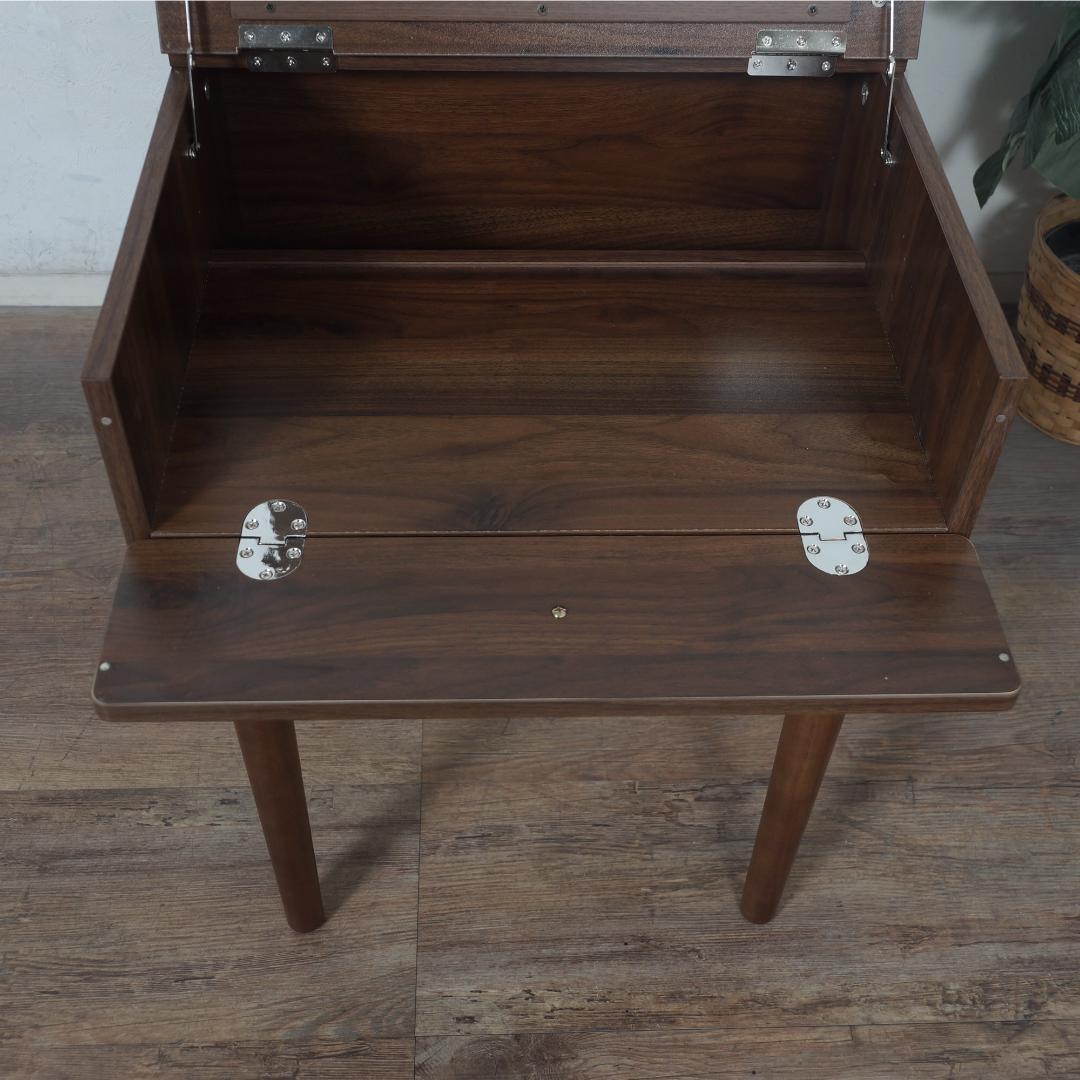 【新品・未使用】　北欧調　　ドレッサー＆チェアー　デスク　2WAY