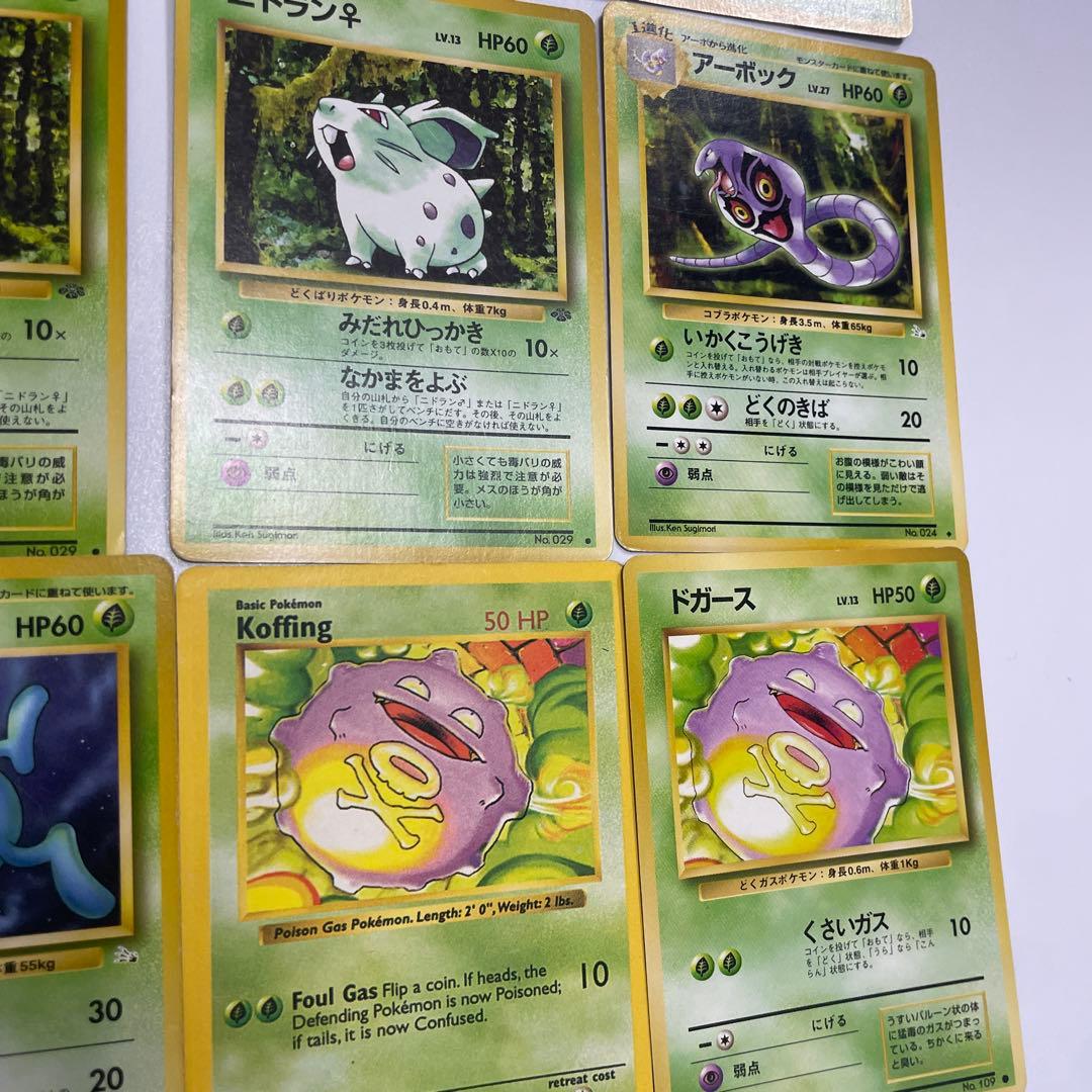 エリカのラフレシア　フシギダネ　ナゾノクサ　コンパン　クサイハナ　アーボック旧裏