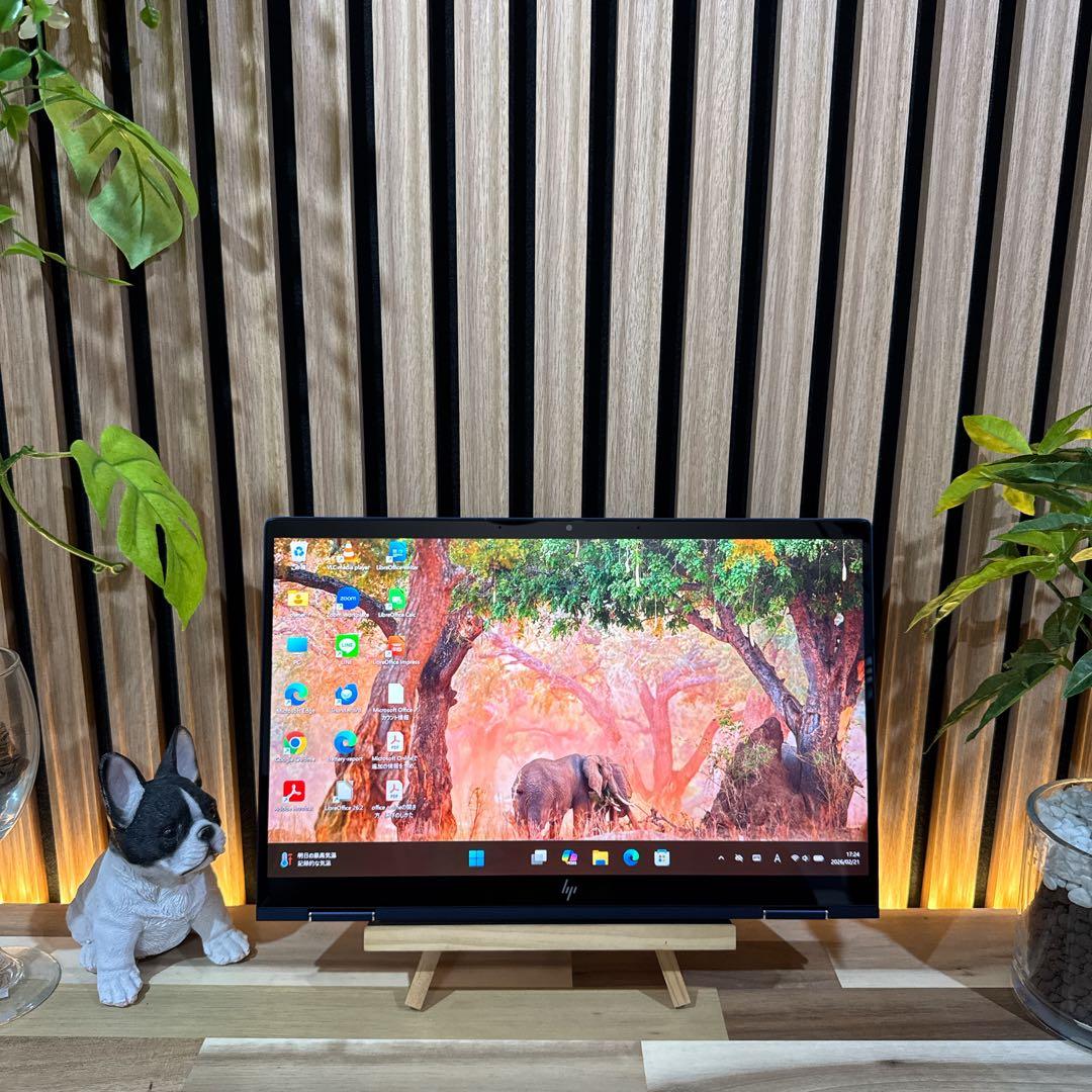 美品2in1モデル‼️HP☘メモリ16GB☘LTE☘フルHD☘ノートパソコン