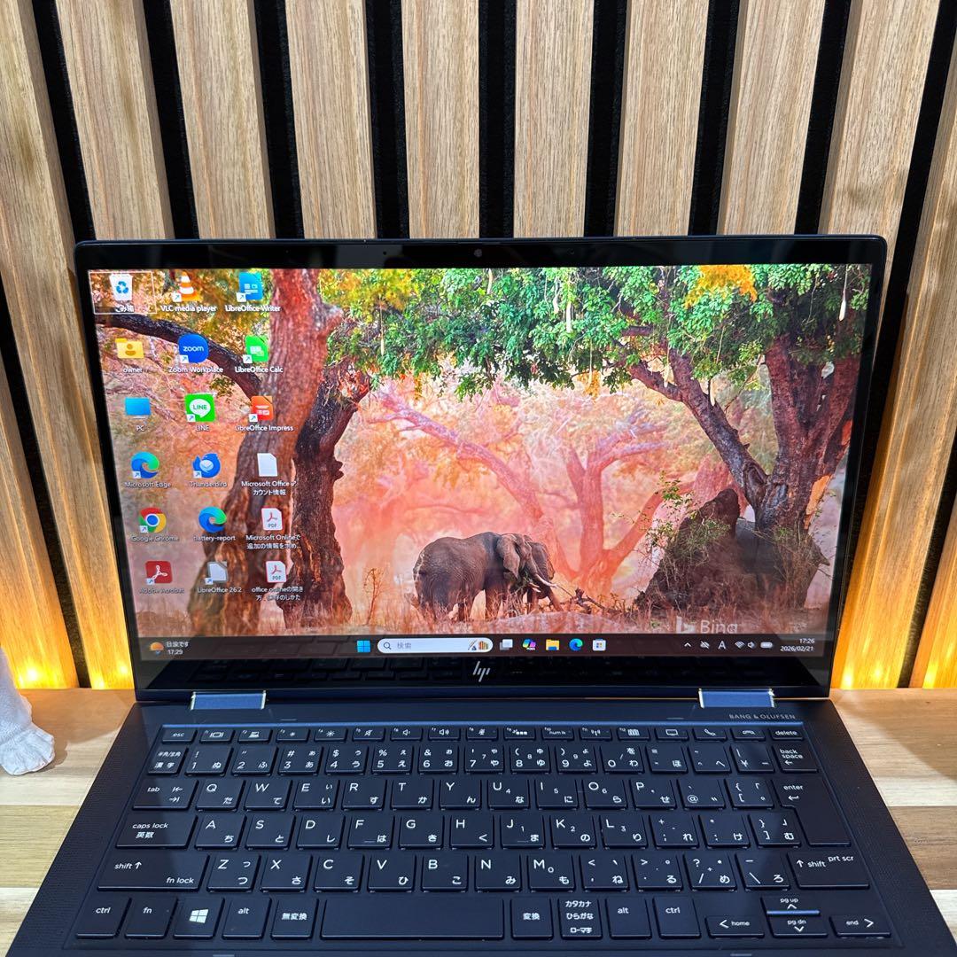美品2in1モデル‼️HP☘メモリ16GB☘LTE☘フルHD☘ノートパソコン