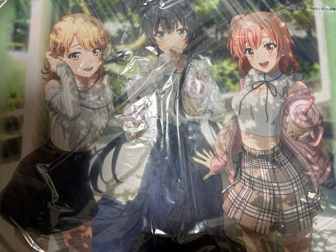 俺ガイル 雪乃＆結衣＆いろは 公園デート ラバーマット ボークス秋葉原 総武高校