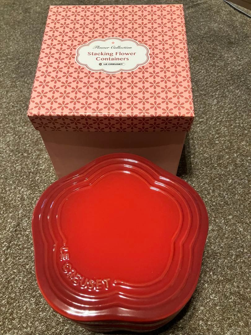 LE CREUSET フラワーコレクション スタッキングフラワーコンテナ