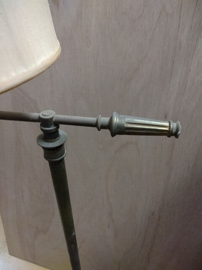 フロアスタンド　スタンドライト　照明　アンティーク　真鍮