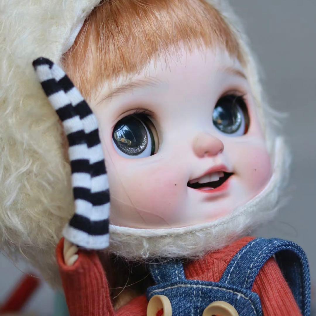 作家様カスタムブライス 人形 かわいい 元気 ドール 笑顔 まんまる