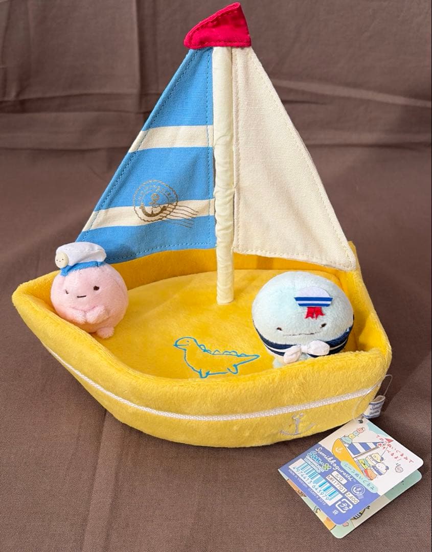 [2038]すみっコぐらし　マリンごっこ　てのりぬいぐるみ　６点セット