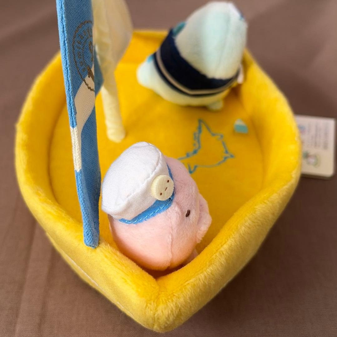 [2038]すみっコぐらし　マリンごっこ　てのりぬいぐるみ　６点セット