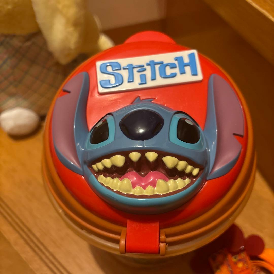 希少　ディズニー　リロ&スティッチ　ぬいぐるみ　3種　ポップコーンバスケット