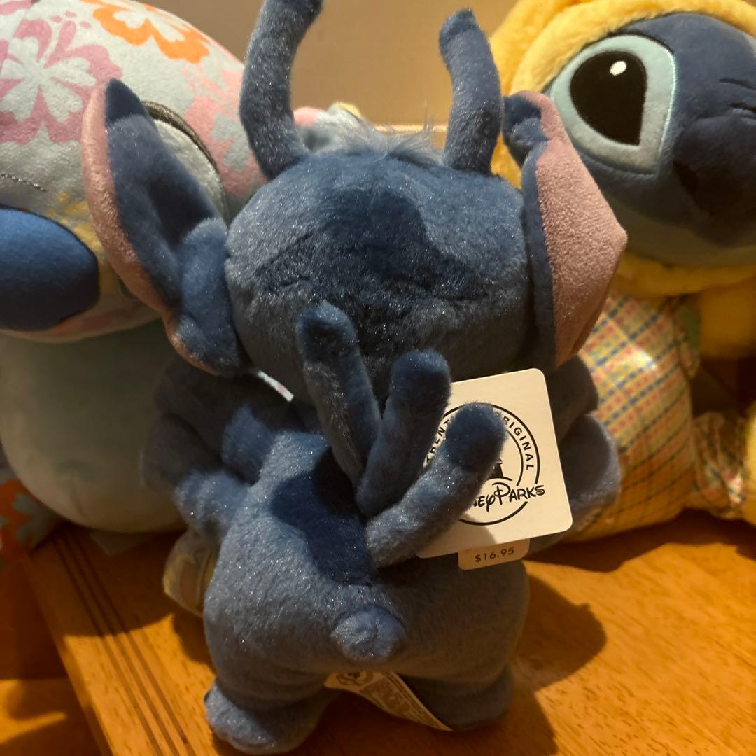 希少　ディズニー　リロ&スティッチ　ぬいぐるみ　3種　ポップコーンバスケット