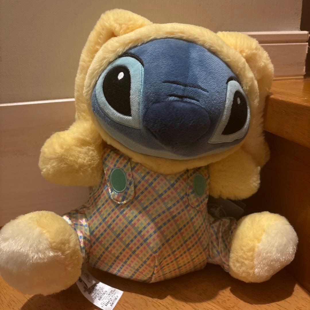 希少　ディズニー　リロ&スティッチ　ぬいぐるみ　3種　ポップコーンバスケット