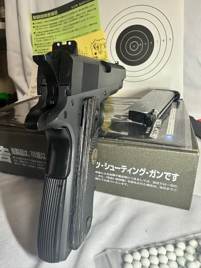 SCW ガスガン 競技専用 1911-A1 CAL.45