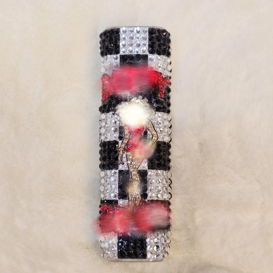 iQOSアイコスイルマワンケースデコチェッカーパターン電子タバコケース