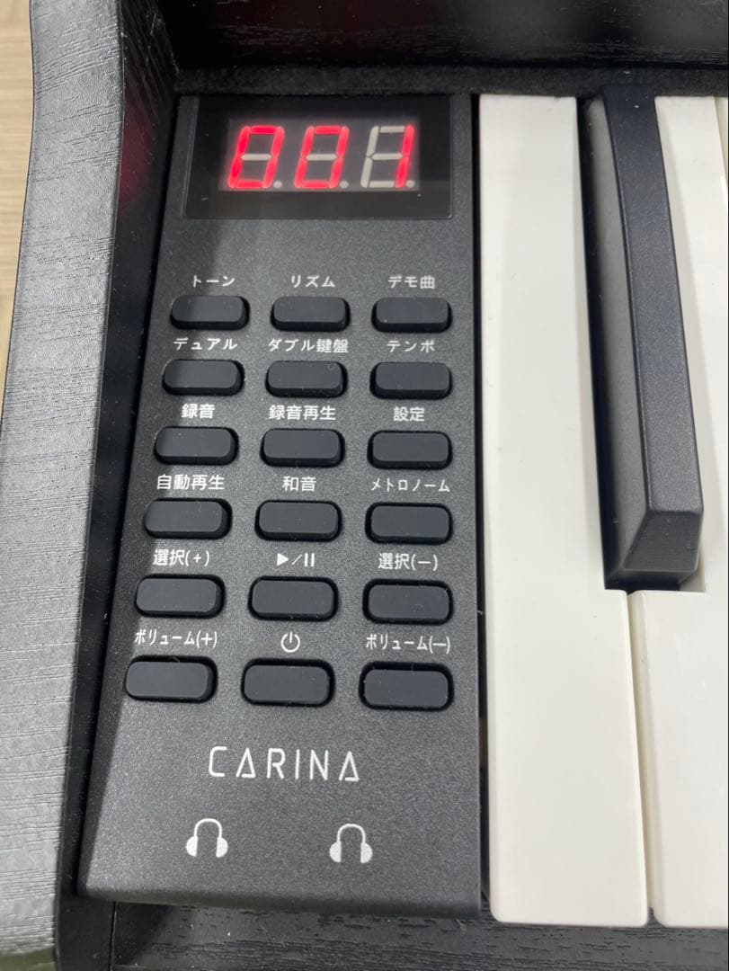 電子ピアノ88鍵盤　木目調ボディ　給電タイプ　ブラック