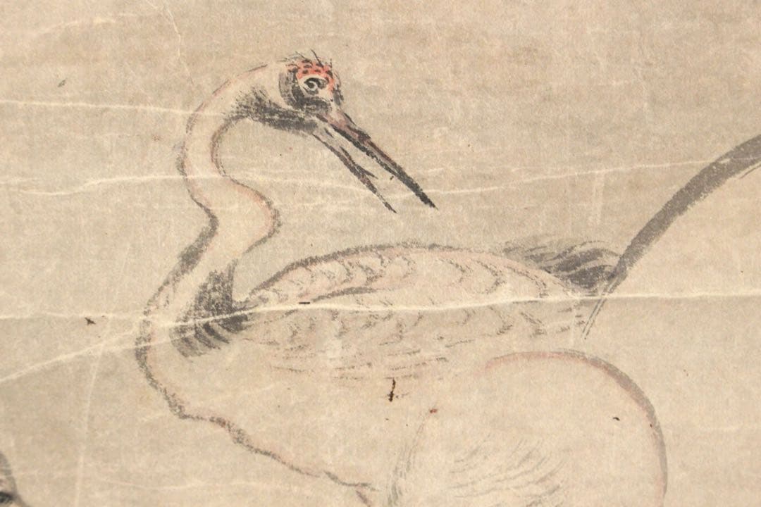 No5239掛軸　長塩雪虹　七福神図　紙本淡彩　日本画　神仏画　古美術　送料無料