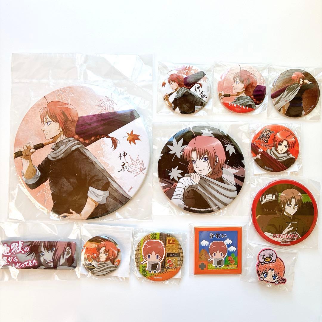 銀魂 神威 缶バッジ アクリルキーホルダー アクリルスタンド など 29点