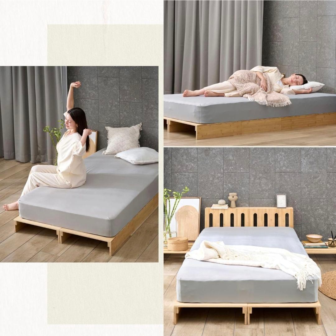 GOKUMIN パレットベッド 天然竹 国産 すのこベッド ローベッド シングル